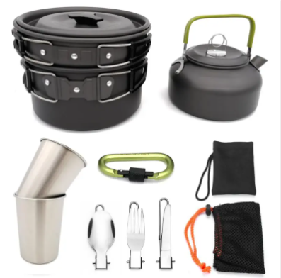 HAVEN CampFeast | Premium 11-Piece Wilderness Cookware Set