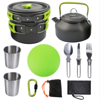 HAVEN CampFeast | Premium 11-Piece Wilderness Cookware Set