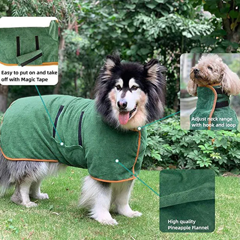 Haven|Pet Bathrobe Fast Drying Towel