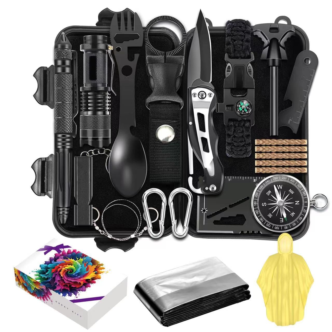 HAVEN Sentinel | 16-in-1 Professional Emergency Survival Kit