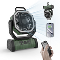 The Hoover Outdoor Household Power Bank LED Light Camping Fan